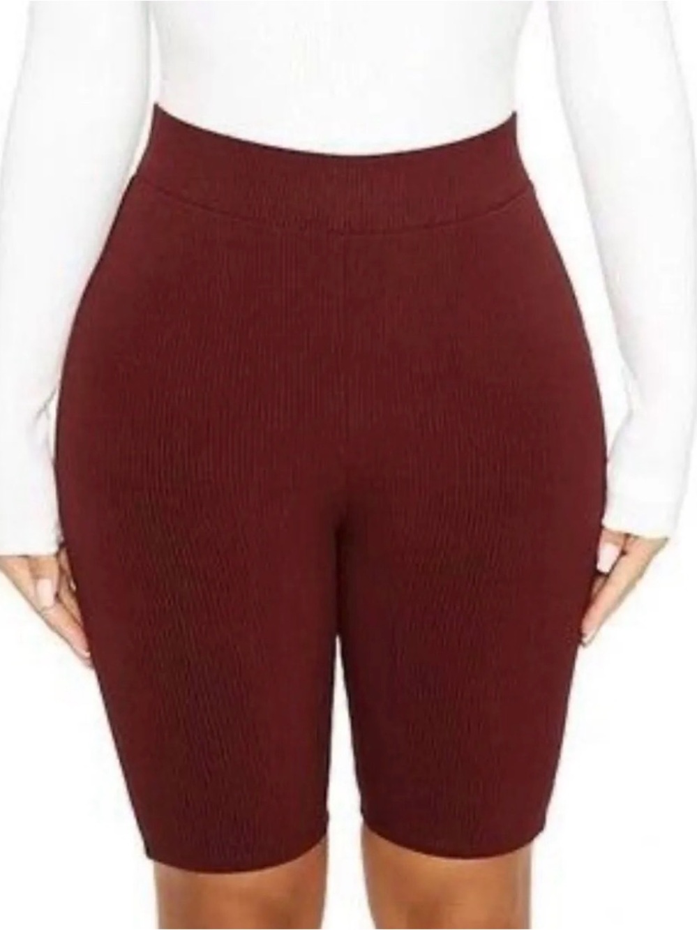 Naked Wardrobe Shorts High Waist Bodycon Stretch Shaping NWT XS